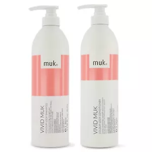 MUK Vivid Colour Lock Shampoo and Conditioner 1000ml 1 Litre 1L DUO - Picture 1 of 3