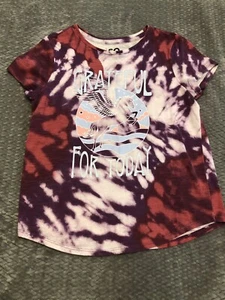 Girls TieDye Print Top by SO - Maroon - size L(10/12) - Picture 1 of 4