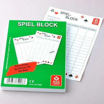 1 Spielblock mit 100 Blatt in DIN A6, Schreibblock, Aufschreibblock von Frobis - Bild 1 von 4