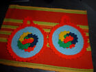 Topflappen gehkelt -Mandala deko - bunde Wolle  Handarbeit moderne Topflappen