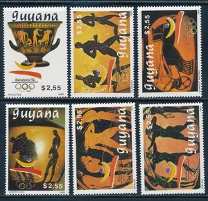 Guyana - Barcelona 1992 Olympic Games MNH Sports Stamps Set #2228-33 - Picture 1 of 1