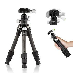 Fotopro Carbon Fiber Mini Tripod, Lightweight Compact Travel, Ball Head, P-2MINI - Picture 1 of 6