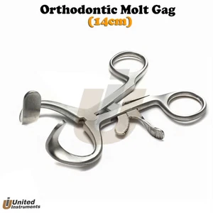 Ortodoncia Muda Boca Mordaza Retractor Mejilla Adulta Prop 14cm Implante Cirugía Oral - Imagen 1 de 2
