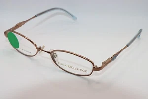 NEW JESSICA MCCLINTOCK JMC 414 BROWN BLUE AUTHENTIC DESIGNER EYEGLASSES 45-17 - Picture 1 of 4