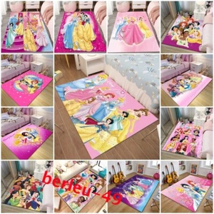 Girls Disney Princess Bedroom Carpets Anti-Slip Rug Home Doormat Floor Mats Gift - Picture 1 of 14