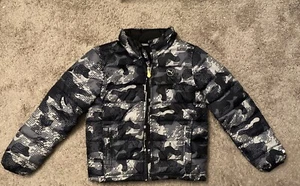 Puma Puffer Zip Up Jacket Kids Size 7 US - Picture 1 of 23
