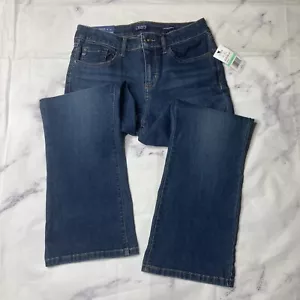 Chaps Crop Kick Jeans Womens Size 8/29 Mid Rise New NWT Cropped Bootcut L49 - Picture 1 of 5