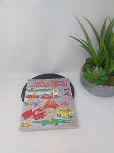 Richard Scarry’s Cars and Trucks and Things That Go Vintage 1974 Golden Books  - Picture 1 of 16