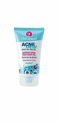 Dermacol Acne Clear Tea Tree Oil Antibacterial Face Wash Gel Problematic Skin - Image 1 of 2