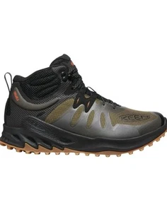 KEEN Zionic Mid wasserdichter Wanderschuh grün dunkeloliv scharlachrot Ibis Herren 9,5 - Bild 1 von 10