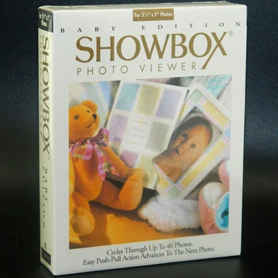 Visor de fotos edición bebé 3,5" x 5" para fotos impresas Suiza NUEVO Showbox Foto 1 de 2