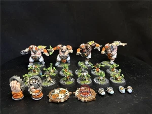 Boxed Games DPS painted Ogre Blood Bowl Team – Fire Mountain Gut Busters SK6258 - Picture 1 of 7