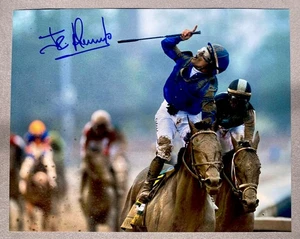 AUTOGRAFO JOCKEY JUNIOR ALVARADO FOTO 8x10 2025 sovranità kentucky derby #4 - Foto 1 di 1