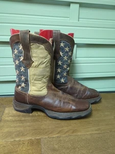 Durango Cowboy Western Boots Size 5.5 UK American Flag Great Wear Lady Rebel - Picture 1 of 12
