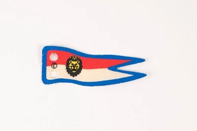 LEGO Bandera de Tela 5x2 Bandera con Patrón de Cabeza de León Caballeros Reales Foto 1 de 2