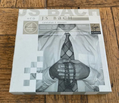 J.S. Bach Cantatas and Masses 4 CD Set! Philippe Herreweghe Virgin Classics Foto 1 de 4