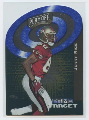 1997 Playoff Zone Prime Target Jerry Rice San Francisco 49ers #3 - Image 1 of 2