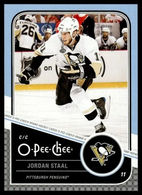 2011-12 O-Pee-Chee Playoff Beard Jordan Staal Pittsburgh Penguins #13 - Image 1 of 2