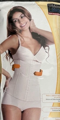 Diane Poitiere Girdle Women’s 42 (2XL) Beige Faja Waist Trainer Body Shaper - Image 1 of 4