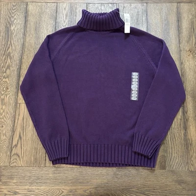 PRIA TURTLENECK 100% COTTON SWEATER LG NWT - Image 1 of 4