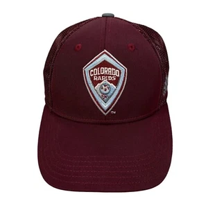 Adidas MLS Soccer Colorado Rapids Burgundy Stretch Hat Youth Size Stretch Hat - Picture 1 of 5