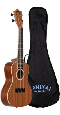 Lanikai Model LU21-C Concert Size Acoustic Ukulele with Gig Bag, Okoume Wood - Image 1 of 4