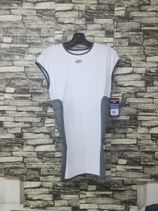 Rawlings SRG Football White Protective Compression Shirt Size Large - Picture 1 of 3
