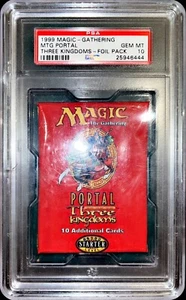 [PSA 10] Magic The Gathering Portal - Three Kingdoms Booster Pack 1999 🔥 - Picture 1 of 3