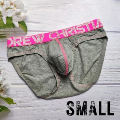 Andrew Christian Ropa Interior Sexy Casi Desnuda Algodón Metálico Calzoncillo, Gris, Pequeño Foto 1 de 4