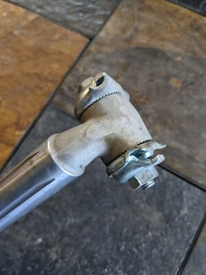 80's Sugino Japan Aluminum Fluted Roadbike Race 240mm x 25.8 Bicycle Seat Post! - Image 1 of 4