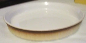 Vintage Corning Ware Ombre Brown Shaded Quiche Pie Dish 10 1/4 in W - Picture 1 of 4