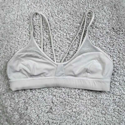 Lululemon Anew White Mesh Sports Bra Womens 10 - Image 1 of 4