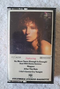 Barbra Streisand Wet Cassette Tape Columbia FCT 36258 No More Tears Niagara - Picture 1 of 5