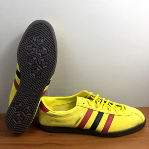 Adidas Herzogenaurach City Series Sneakers Yellow Scarlet IF2349 Men's Size 11 - Picture 1 of 12