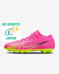 NIKE Zoom Mercurial Vapor 15 Pro HG Shoes Men Soccer Cleats DJ5602-605 Pink/Volt