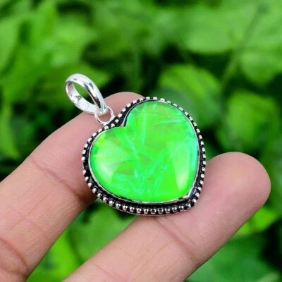 Austerlian Triplet Opal Gemstone 925 Sterling Silver Handmade Pendant TS-3 - Image 1 of 4