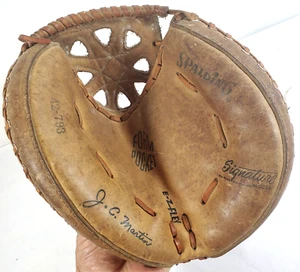 Vtg Spalding 42-793 J C Martin Chicago White Sox Catchers Mitt Baseball Glove - Picture 1 of 6