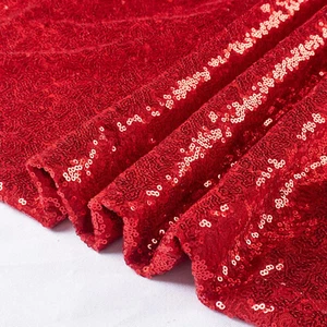 Mermaid Fish Scales Mini Sequins Embroider 2 Way Stretch Mesh Fabric By Yard - Picture 1 of 2