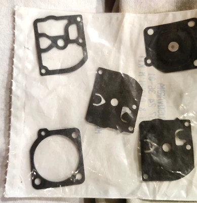 Husqvarna 537243601 Juego de juntas y diafragma para desbrozadora y sopladora NUEVO OEM Foto 1 de 4
