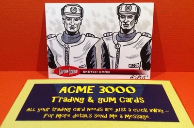 Captain Scarlet Unstoppable Cards - Kevin Meinert Sketch Card SK2 - Image 1 of 2