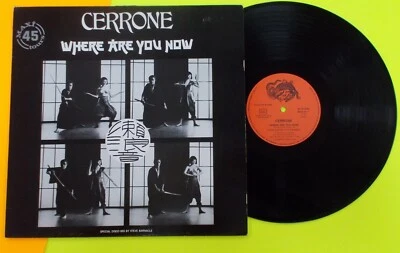CERRONE Where Are You Now 1983 FRENCH 12" Single Nude Cover Art HI NRG #6440 - Image 1 of 4