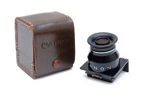 Rare Canon Waist Level Finder for Canonflex Vintage Cameras. With Leather Case