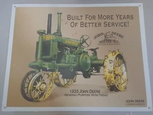 Vintage John Deere Tin Sign - Bild 1 von 2