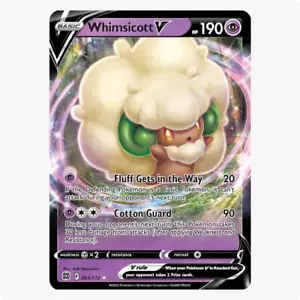 Whimsicott V 064/172 Brilliant Stars Pokemon TCG Ultra Rare - Picture 1 of 1