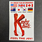 Kinky Boots 6th Year Promo Ad Flyer Handbill Pocket New York City Broadway