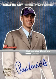 Bowman Signs of the Future 2003-04 #AP Aleksandar Pavlovic automático - casi nuevo-como nuevo - Imagen 1 de 1