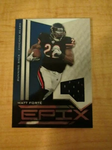 2010 Epix Jersey Matt Forte Card #13 Chicago Bears / New York Jets - Picture 1 of 2