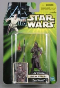 Star Wars POTJ Attack of the Clones SNEAK PREVIEW Figure Zam Wesell -- MINT - Picture 1 of 2