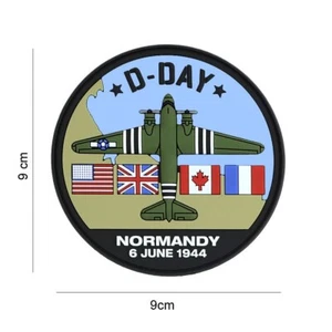 Morale Patch 3D PVC D-Day C-47, D-Day, Normandy 1944, 6 June.with hook and loop - Picture 1 of 1