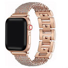 Womens Stainless Steel Bracelet Strap Chain for Apple Watch Ultra/8/7 SE 41/45mm